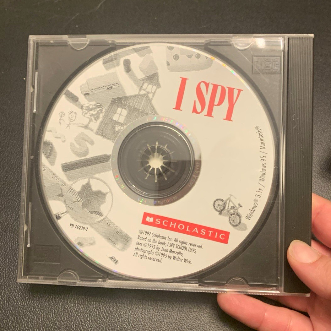 Scholastic I Spy Brain-Building Games for Kids CD-ROM Windows/Mac English