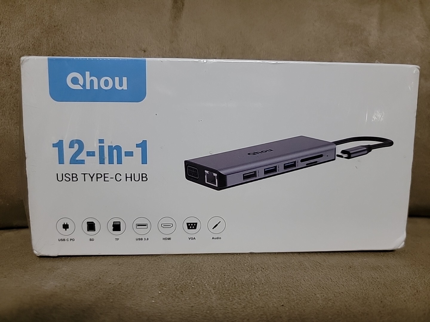 Qhou 12-in-1 USB TYPE-C HUB quadruple display laptop docking station