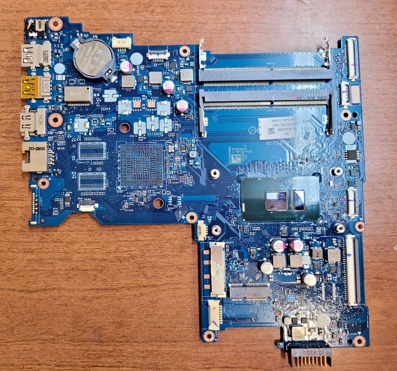 OEM HP 15-AY191MS 15-BA 15-AY 15.6" i3-7100U MOTHERBOARD 903796-601 LA-D707P