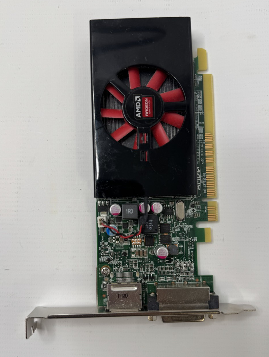 AMD Radeon R7 250X 4GB GDDR5 Black Graphics Card DVI DP SFF 06HP90 PCIe 3.0