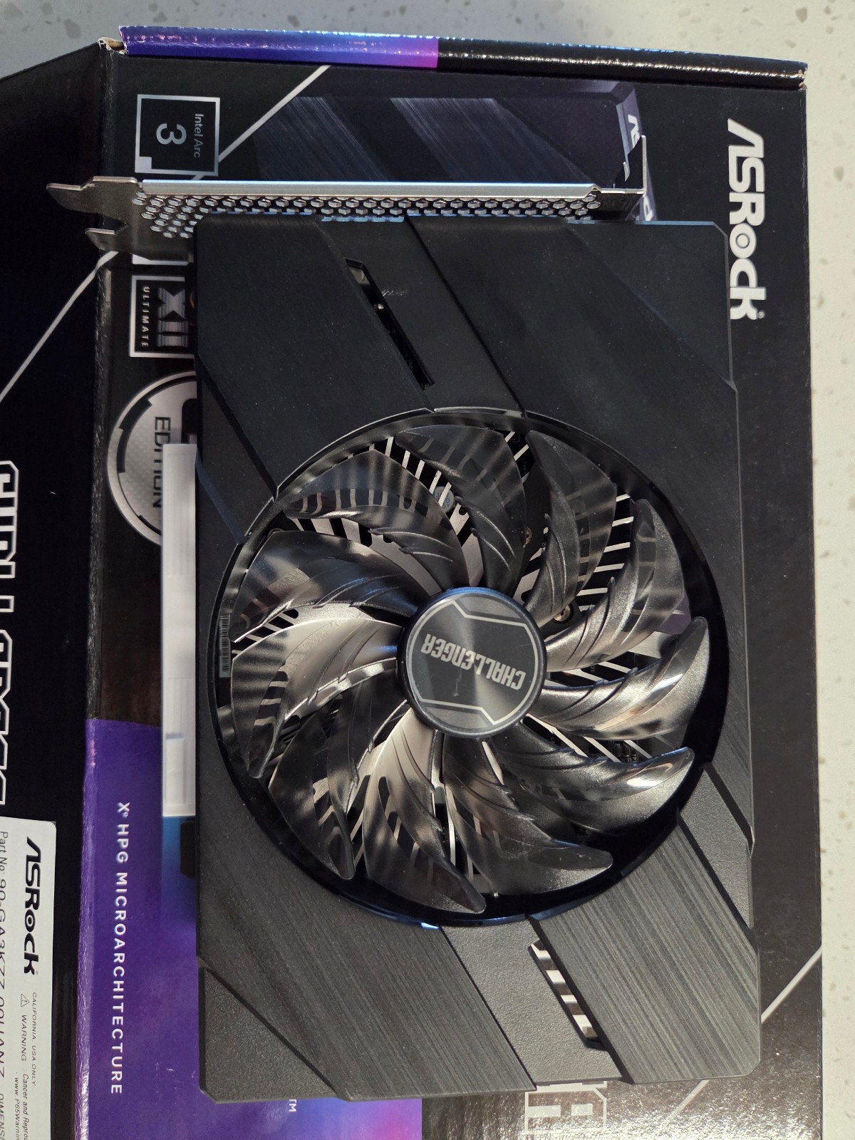ASRock Intel Arc A380 Challenger ITX OC 6GB GDDR6 Graphics Card