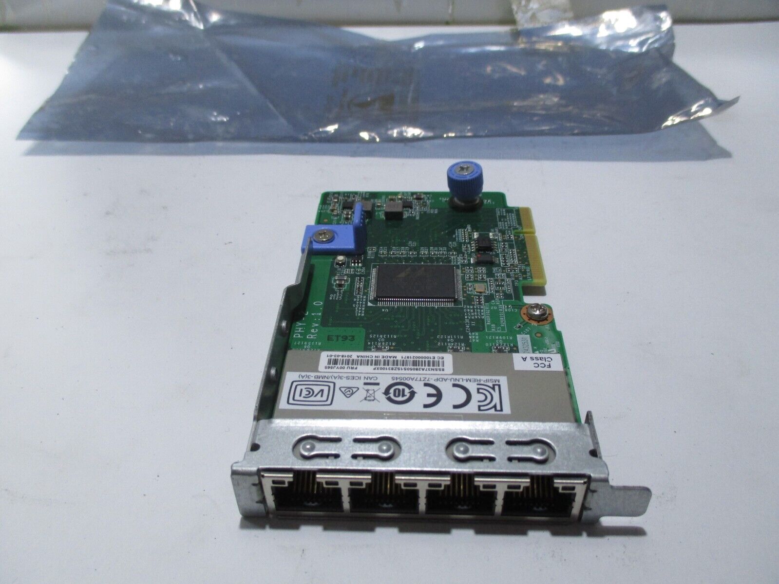 Lenovo 00YJ565 ThinkSystem 4-Port RJ45  Network Adapter 7ZT7A00545