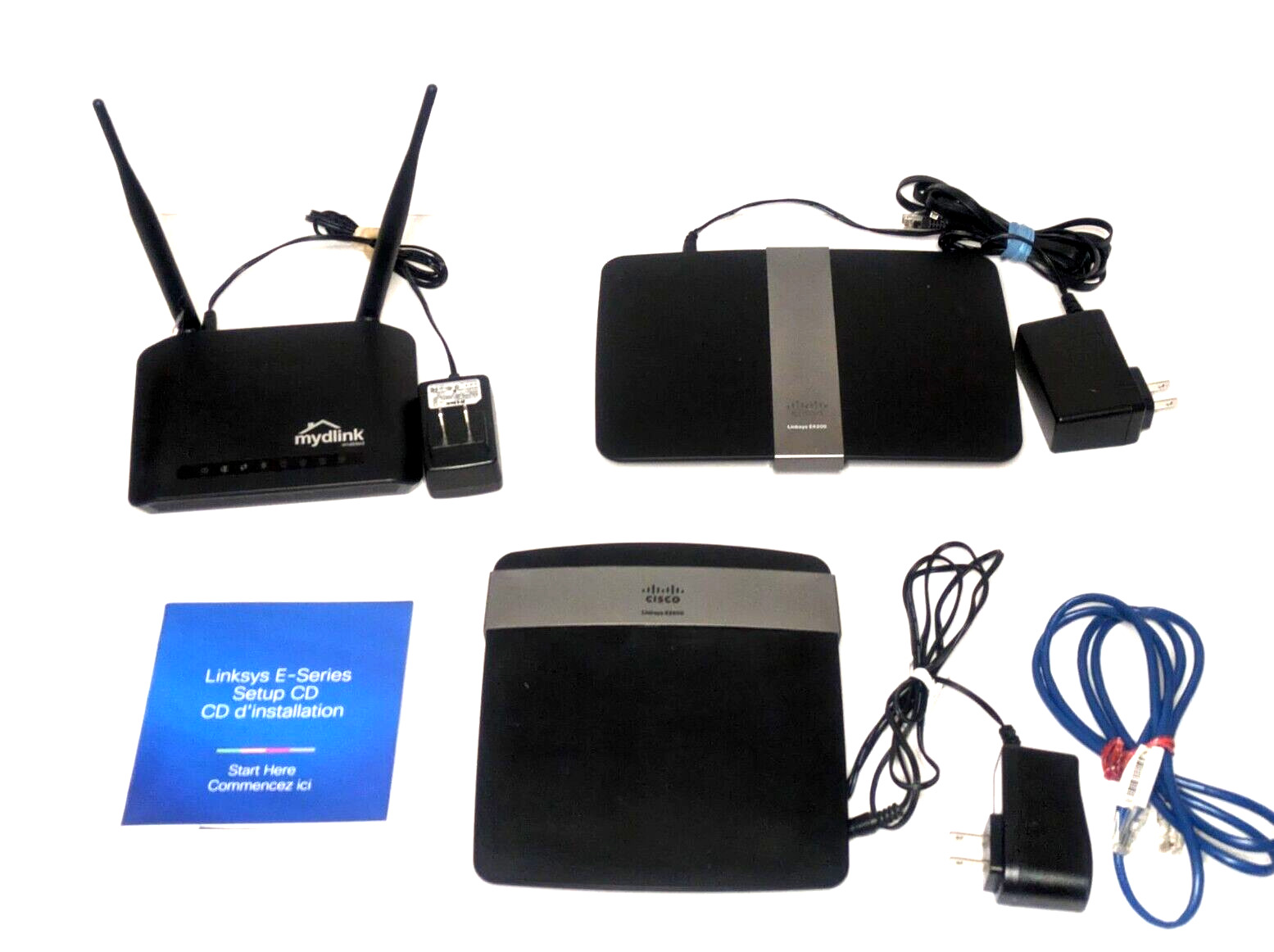 Wireless Router lot Linksys E4200/2500  mydLink enabled D-Link DIR-605L UNTESTED