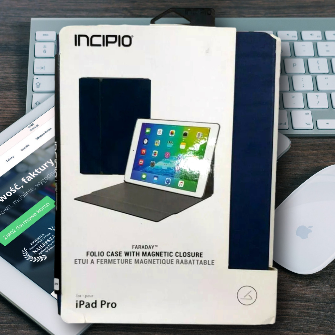 Incipio Faraday Folio Case for Apple iPad Pro 12.9" IPD-285-BLK-V BLACK OR NAVY