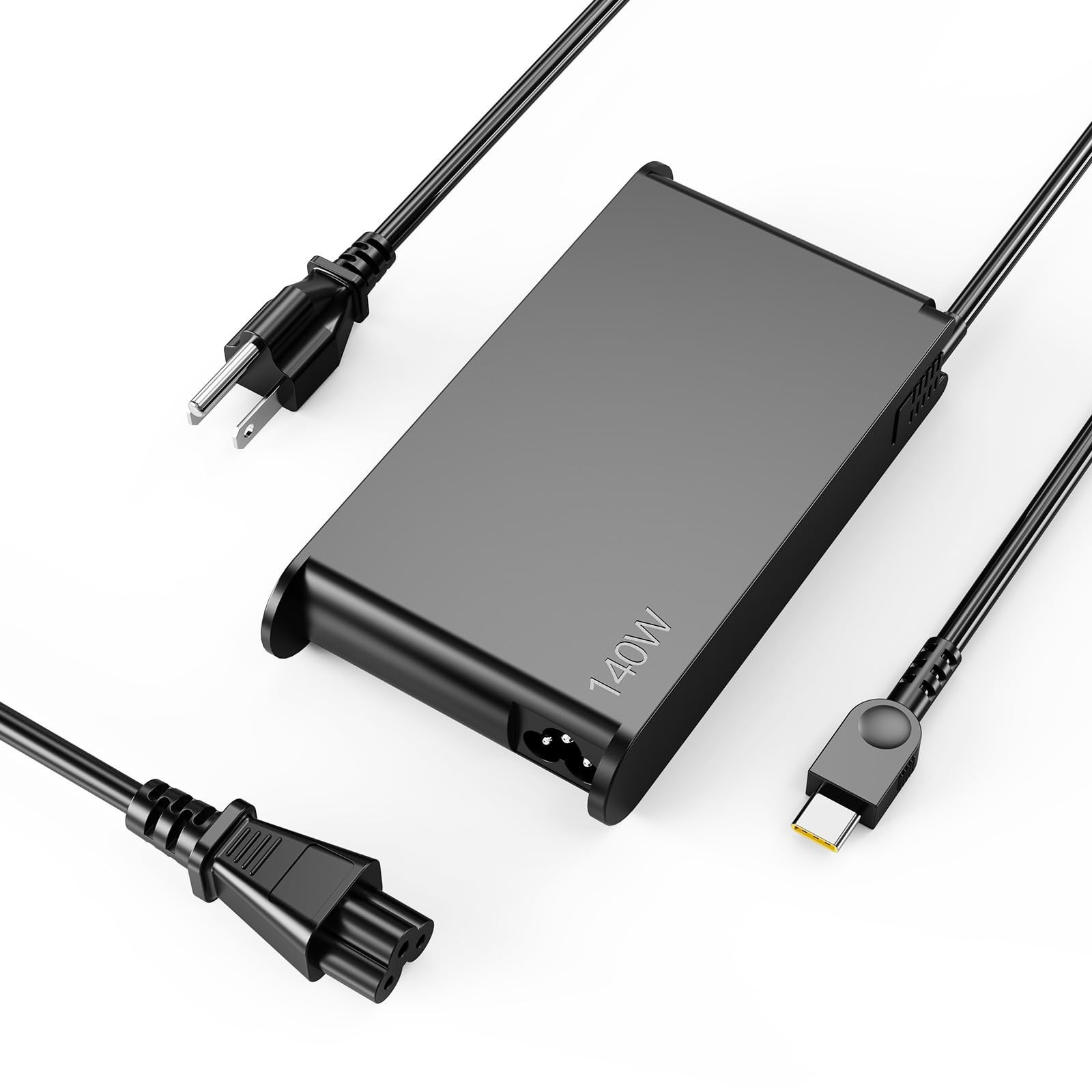 Slim 140W USB-C Laptop Charger Power Adapter 28V 5A Fast Charging Compatible