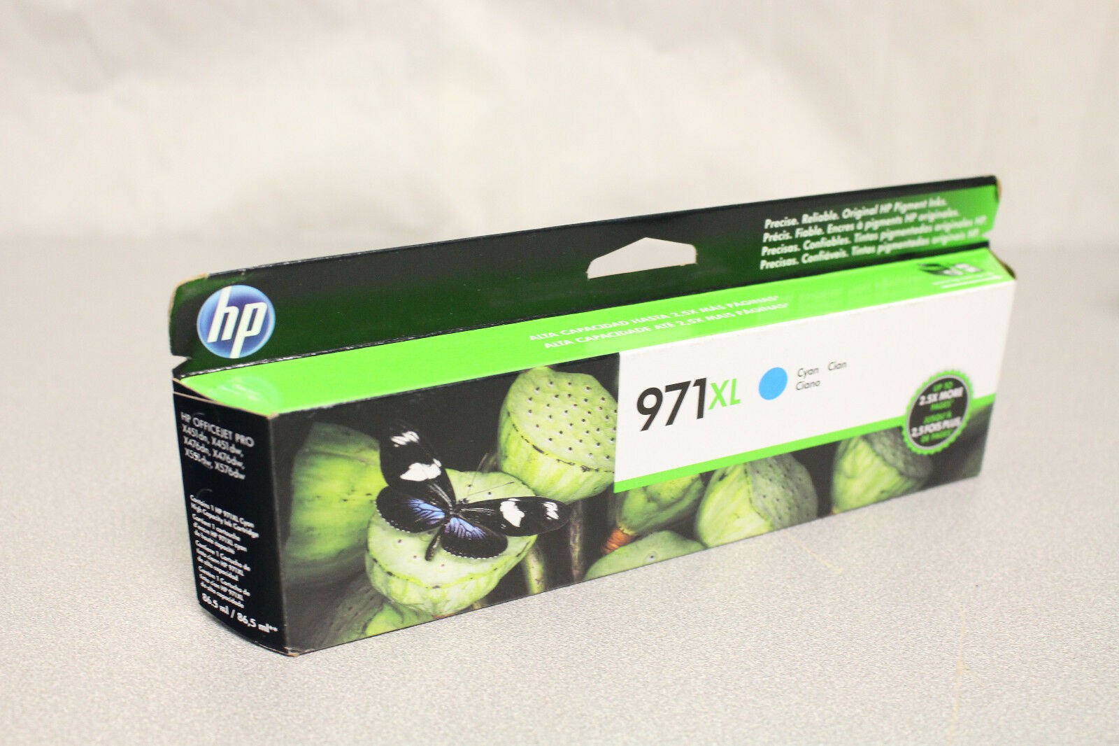 Genuine Brand Name HP CN626AM #971XL Cyan High Yield Ink 6k Sealed
