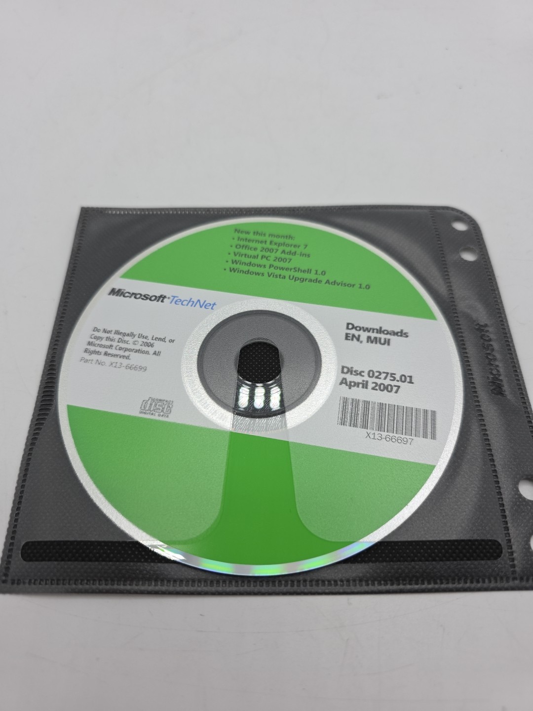 MICROSOFT-TechNeT april 2007 Downloads EN MUI SOFTWARE INTERNET EXPLORER 7
