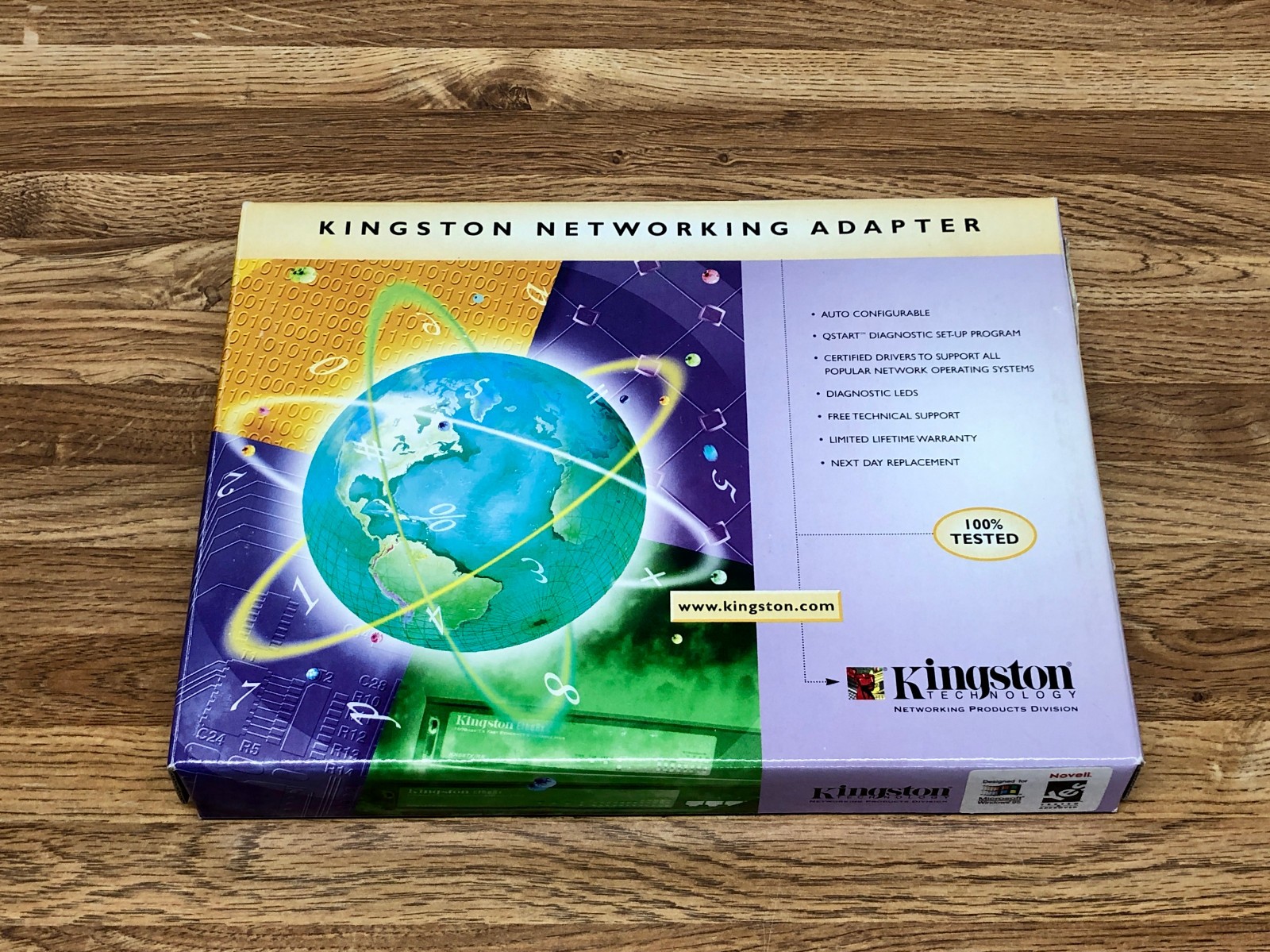 Kingston KNE30T PCI Network Card New Open Box