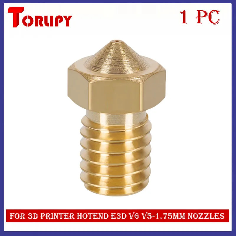 Wholesale E3D V5-V6 3D Printer Hotend Nozzle 1.75M Brass Material 2.0Mm Inner Di