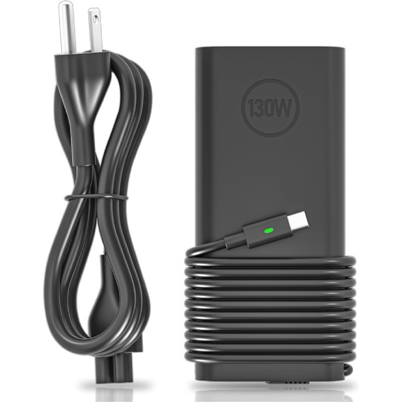 130W 65W USB C Laptop Charger for Dell Laptop Charger USBC All Dell XPS Computer