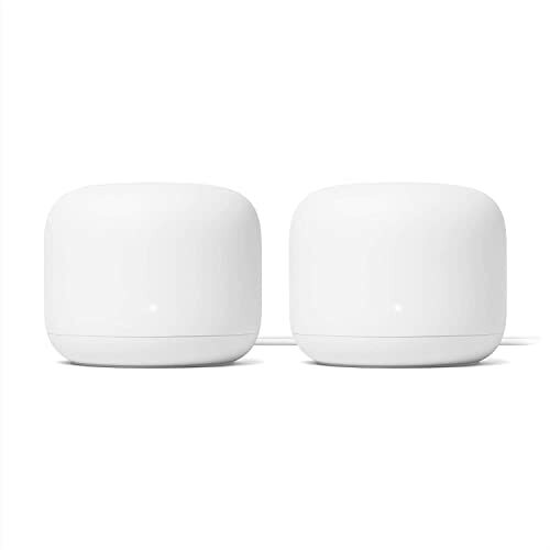 Google Nest Wifi Router 2 Pack (2nd Generation) – 4x4 AC2200 Mesh Wi-Fi Routers