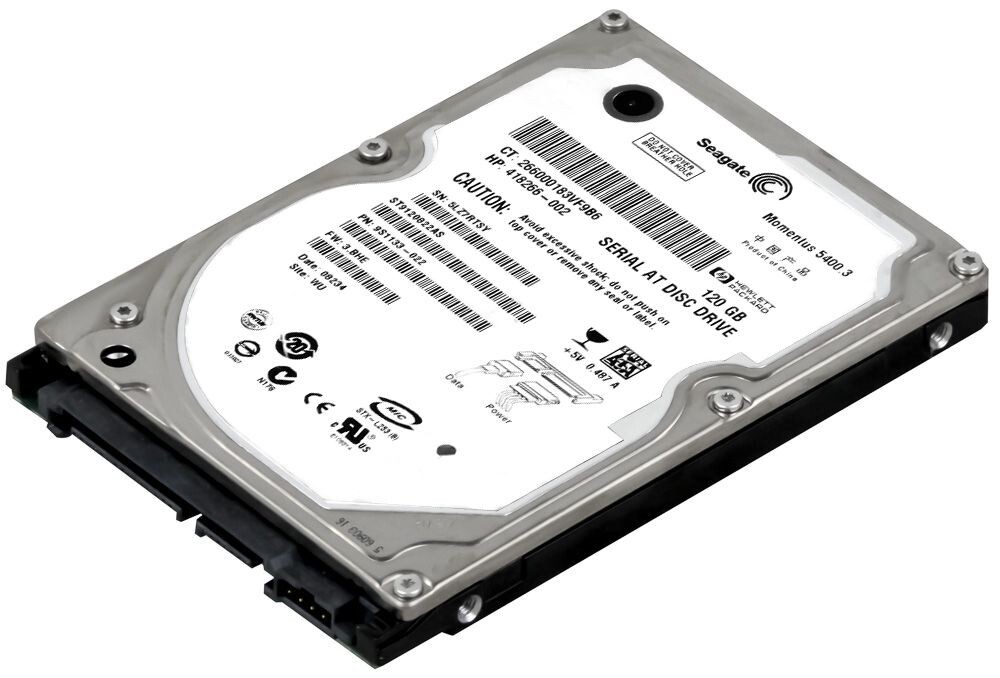 HARD DRIVE HP 418266-002 ST9120822AS 120GB 5.4K 8MB SATA 2.5''