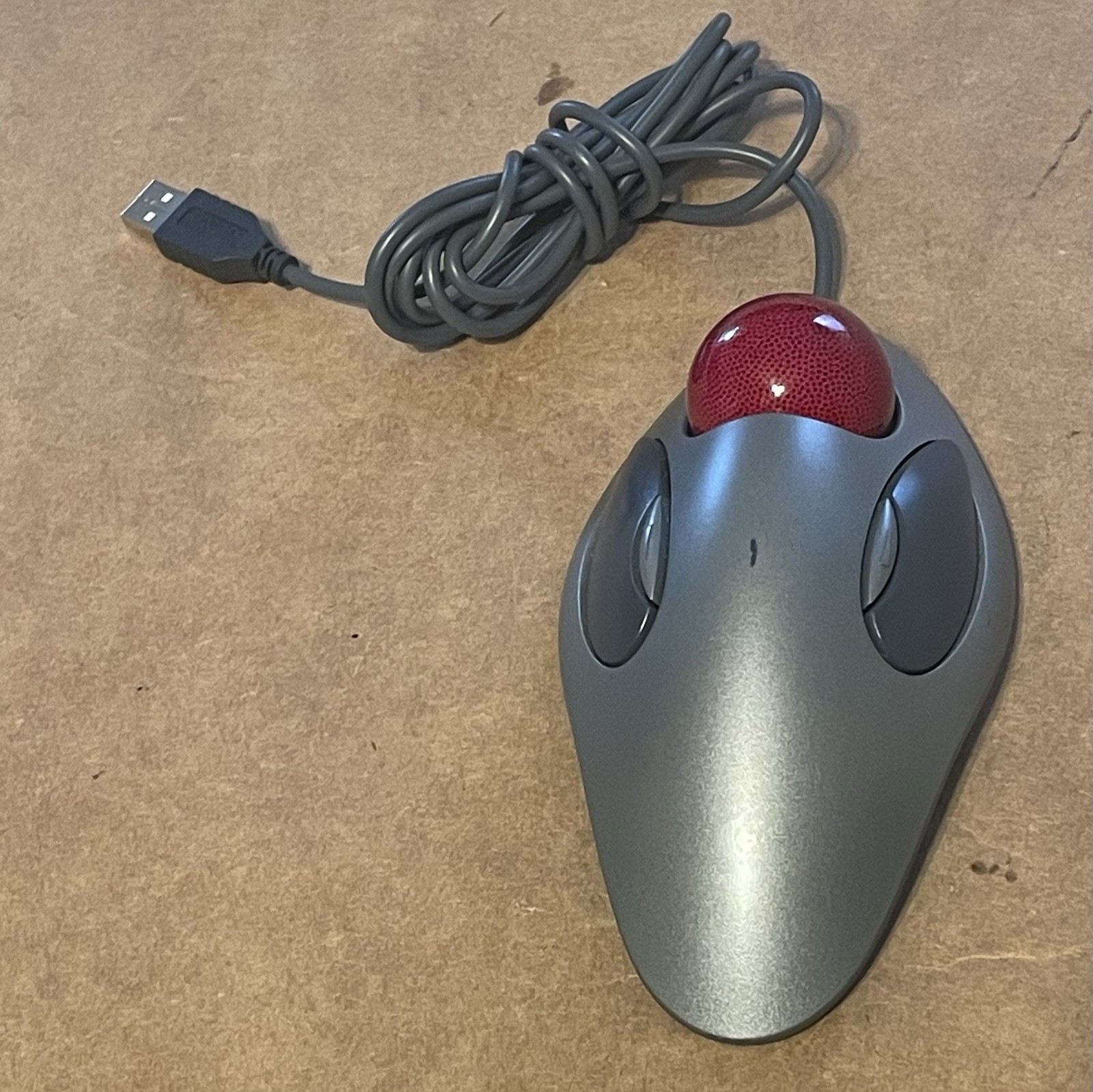 LOGITECH T-BC21 TRACKMAN/TRACKBALL USB WIRED MARBLE MOUSE