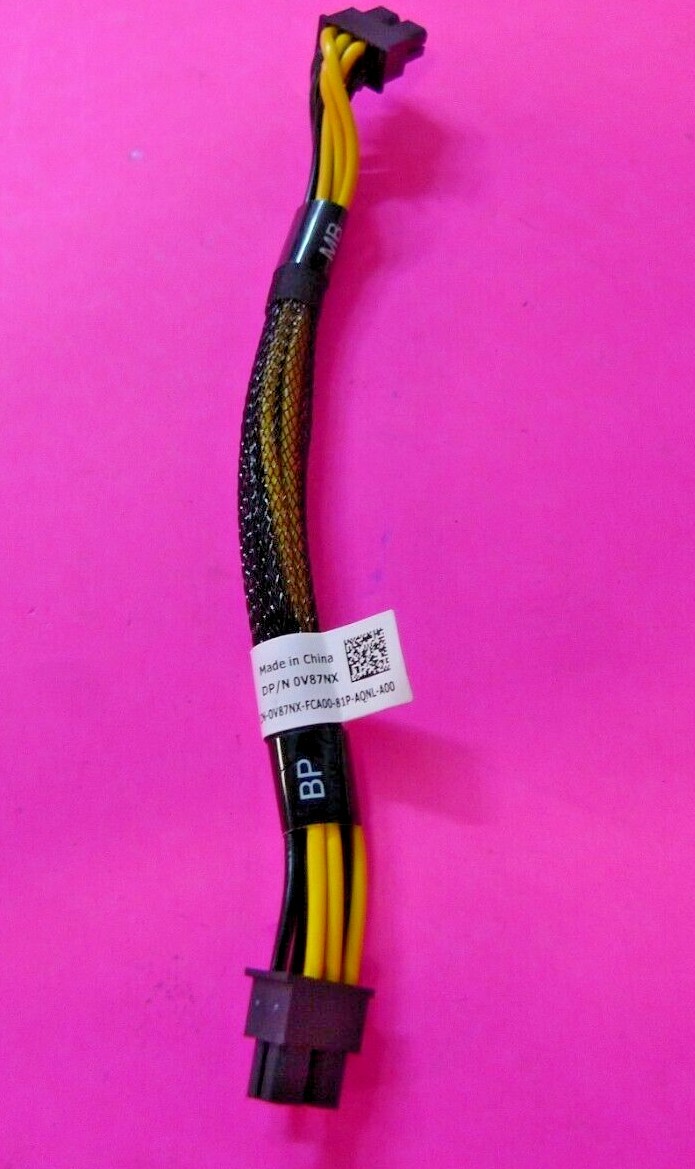 Genuine Dell PowerEdge R740 R740xd Rear Flex Bay Cage Power Cable V87NX