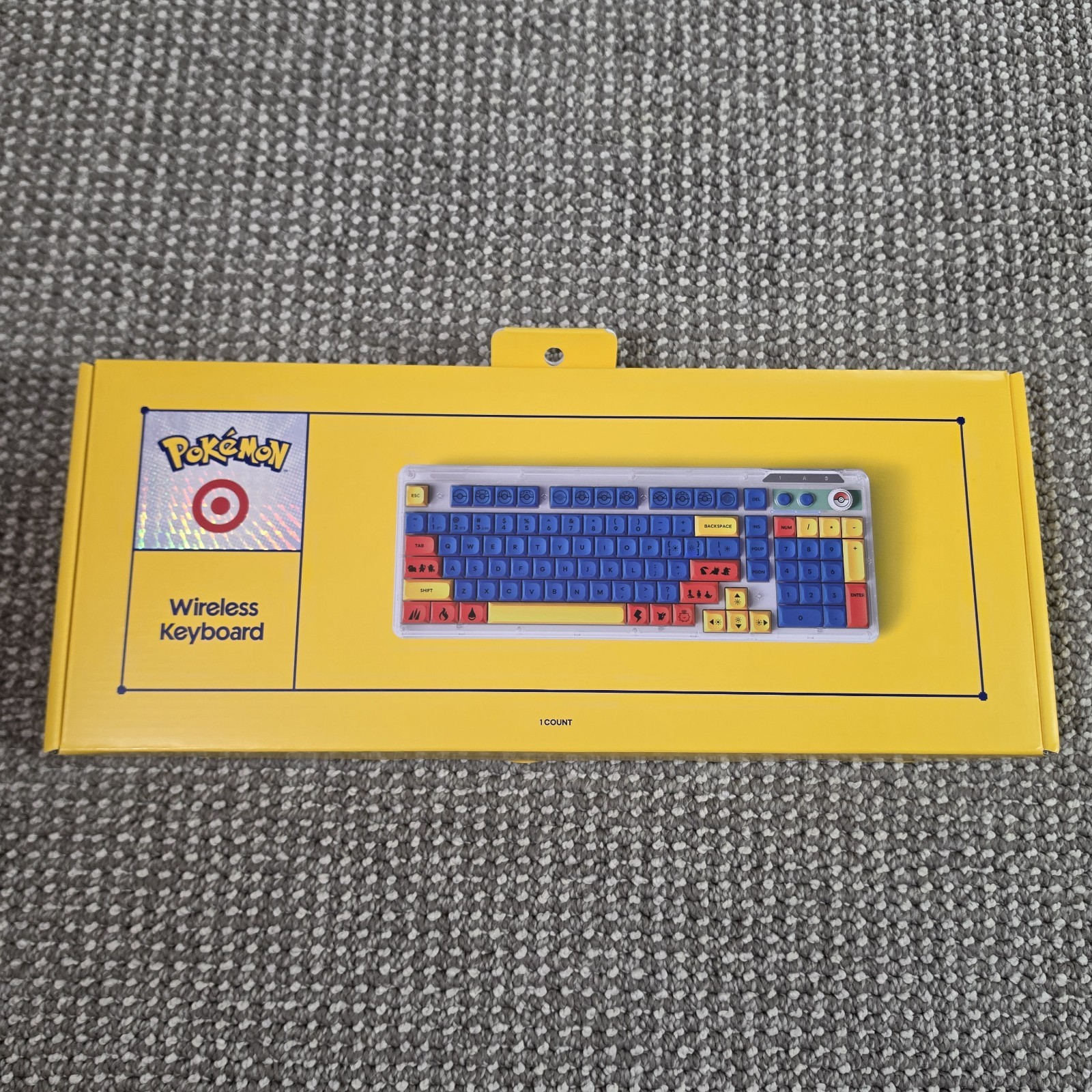 Target x Pokemon Wireless Backlit Keyboard Limited Edition 30th Anniversary 