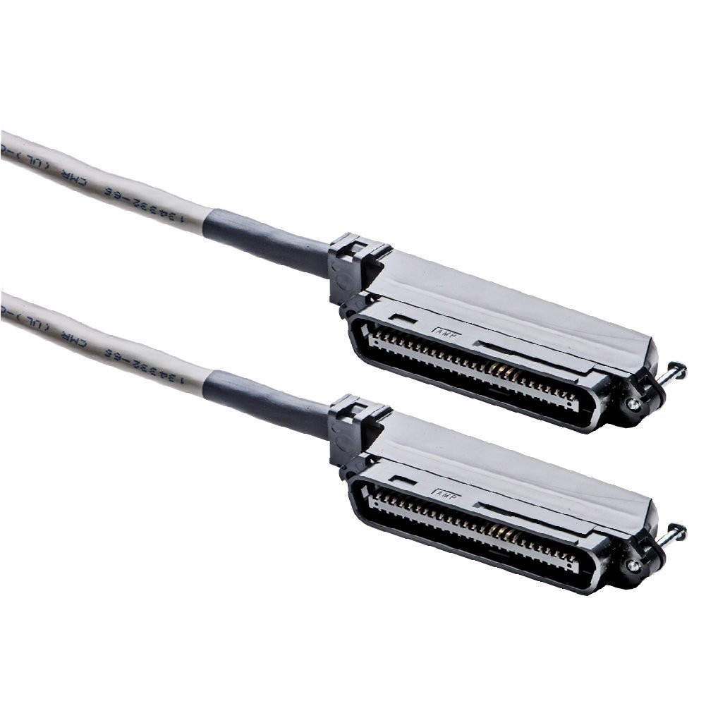 25 Pair Telco Amphenol CAT3 Trunk Cable 50-Pin Male to Male PBX AMP RJ21 15ft