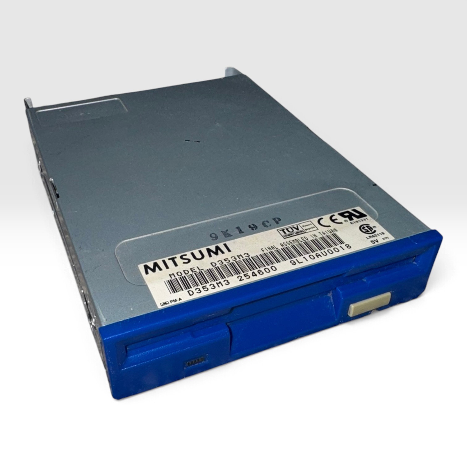 Mitsumi D353M3 3.5" 1.44MB 720KB Floppy Disk Drive - Blue UNTESTED
