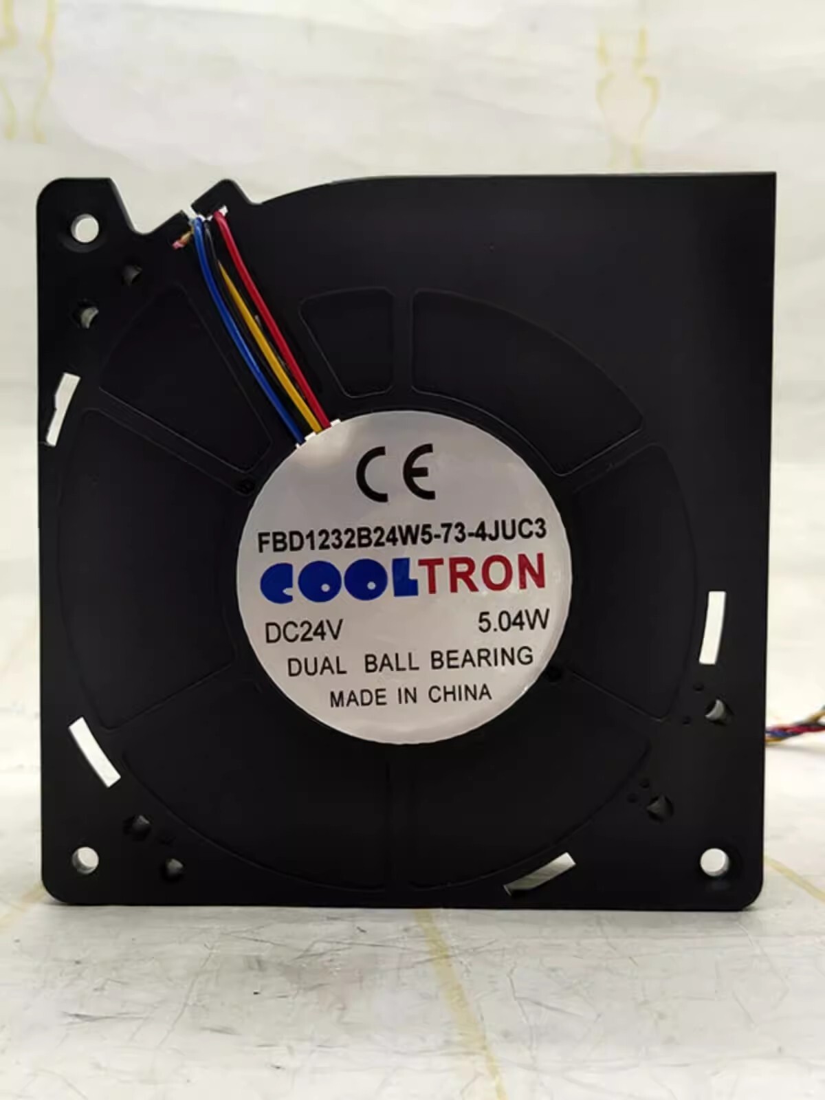 COOLTRON FBD1232B24W5-73-4JUC3 12032 24V 4-Wire Blower Cooling Fan