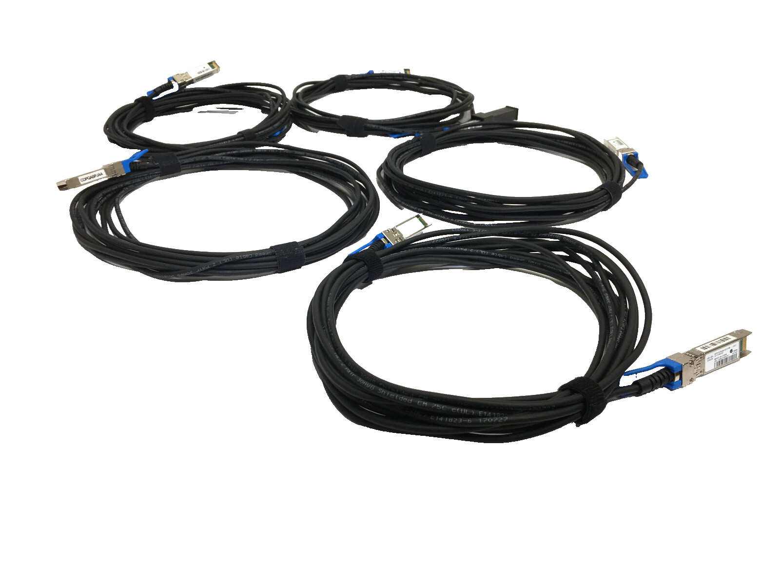 QTY 5 Cisco SFP-H10GB-ACU10M SFP+ to SFP+ 10m Active Twinax Cable 37-1149-02