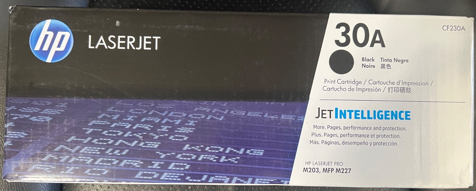 New, sealed, OEM HP 30A black toner (CF230A) - Excellent