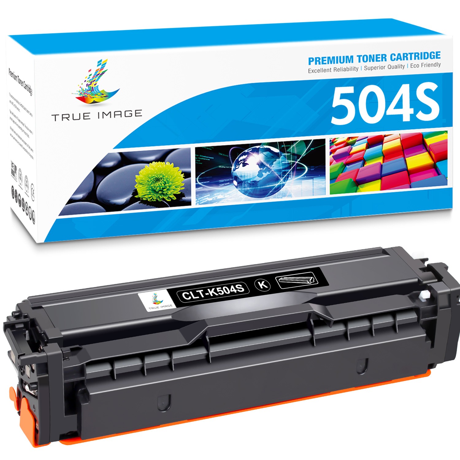 1PK CLT-K504S K504S Toner Cartridge Fit for Samsung SL-C1810W SL-C1860FW CLP-475