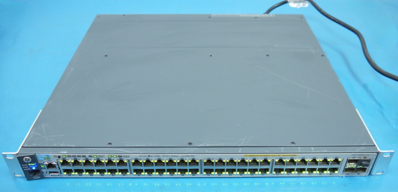 HP J9574A E3800-48G-4SFP+ w/ J9577A Module & (2) Power Supplies