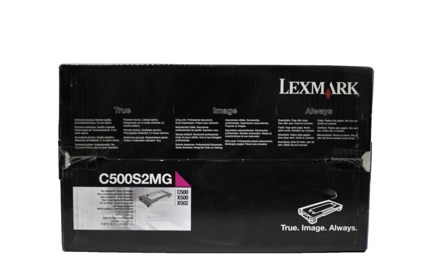 Genuine Lexmark C500S2MG Magenta Toner Cartridge OEM C500n X500n X502n