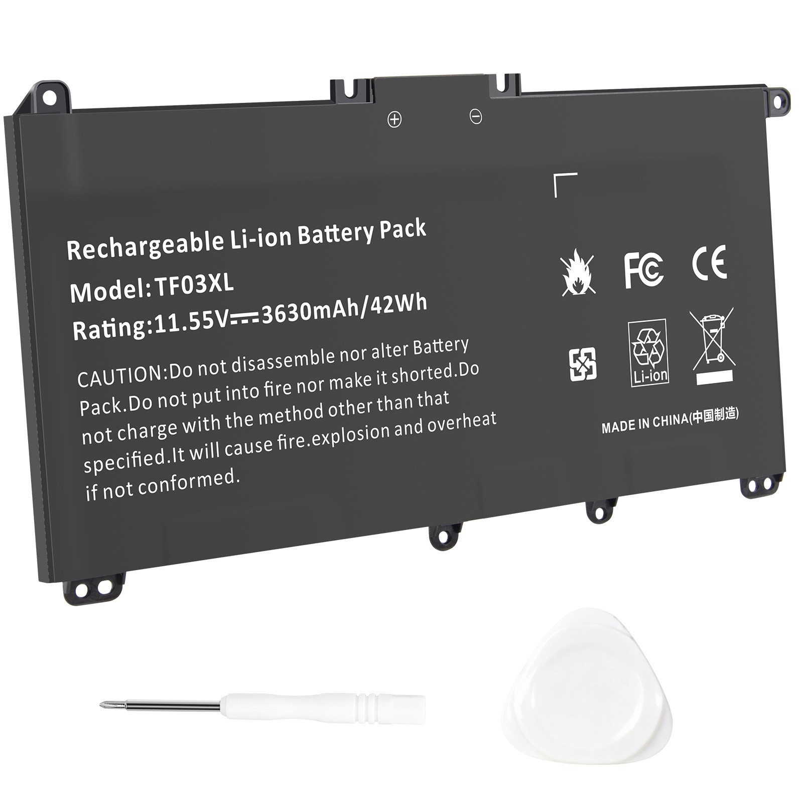 🧡LOT 30X TF03XL Battery For HP Pavilion 14-BF 14-BK 15-CD 15-CK 920046-121 42Wh
