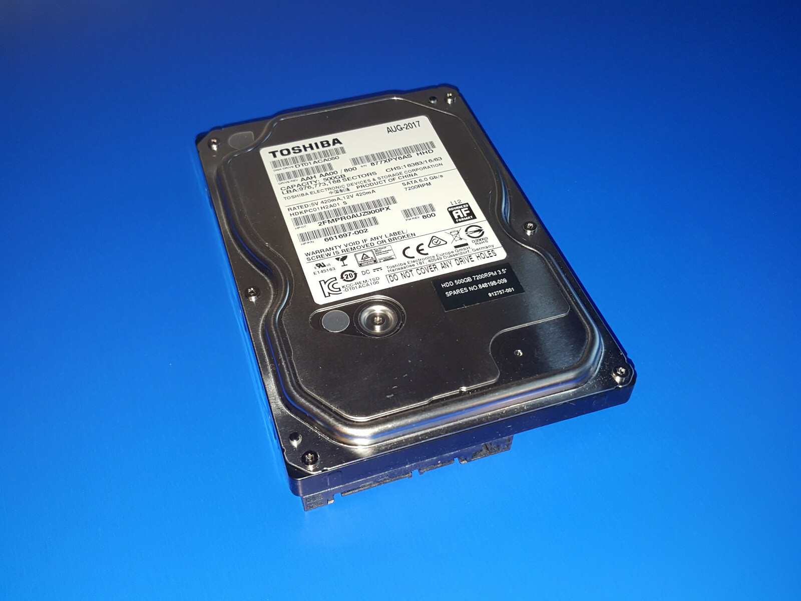 HP Pavilion p6110f - 500GB SATA Hard Drive with Windows 10 Home 64-Bit Preloaded