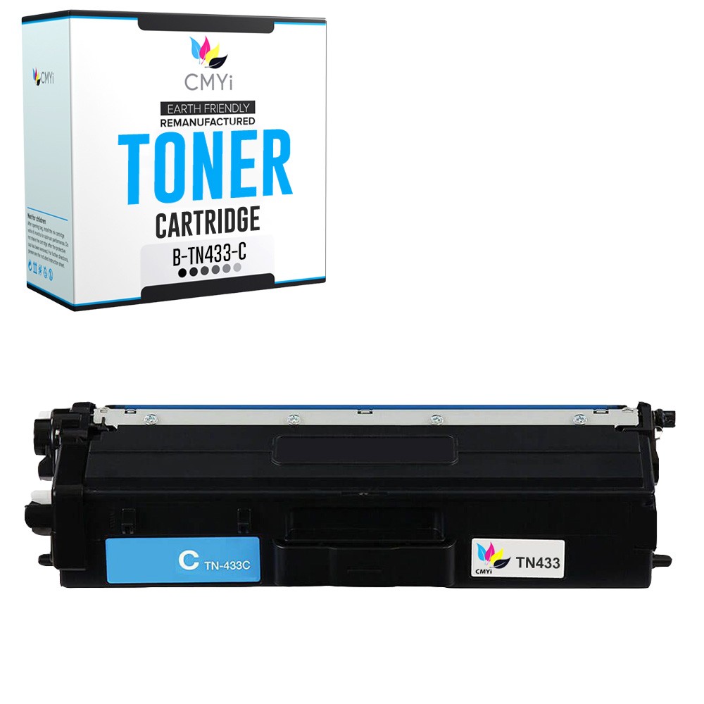 1PK Compatible CMYi TN433 Cyan Toner Cartridge fits Brother HL-L8260CDW L8360CDW