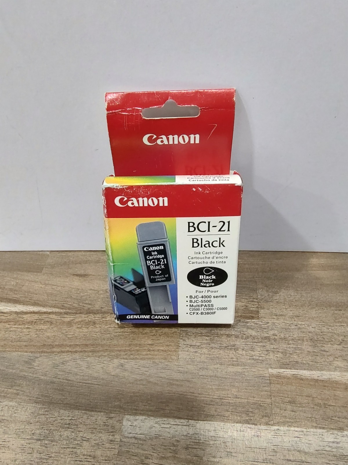 Canon BCI-21 Genuine Black Ink Cartridge- One Pack