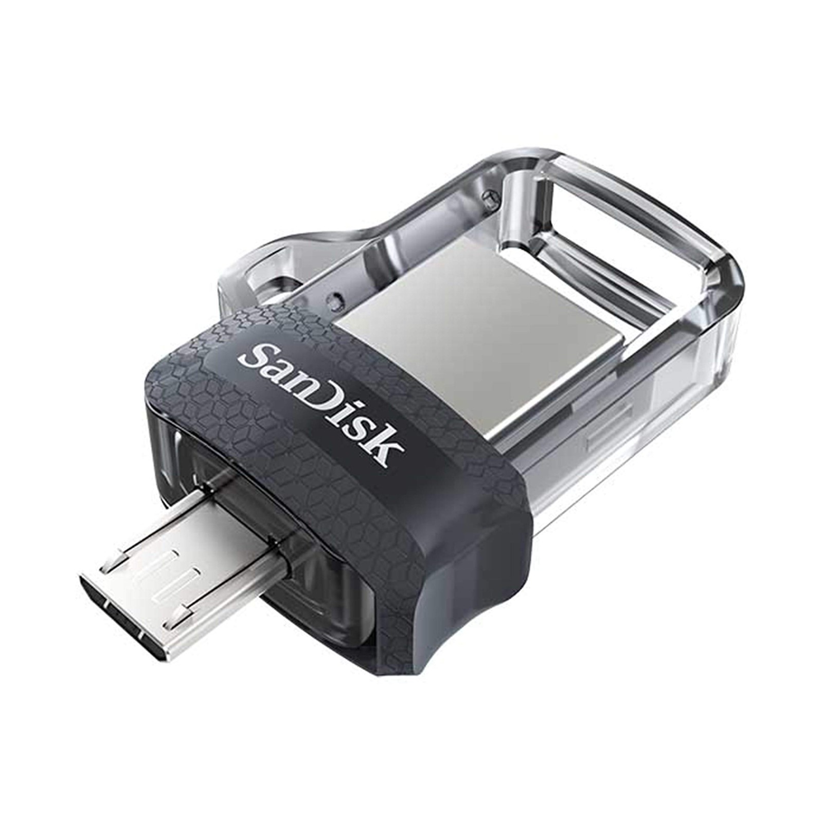 SanDisk Ultra Dual Drive m3.0 128GB microUSB-USB 3.0 130MB/s Lightweight - Black