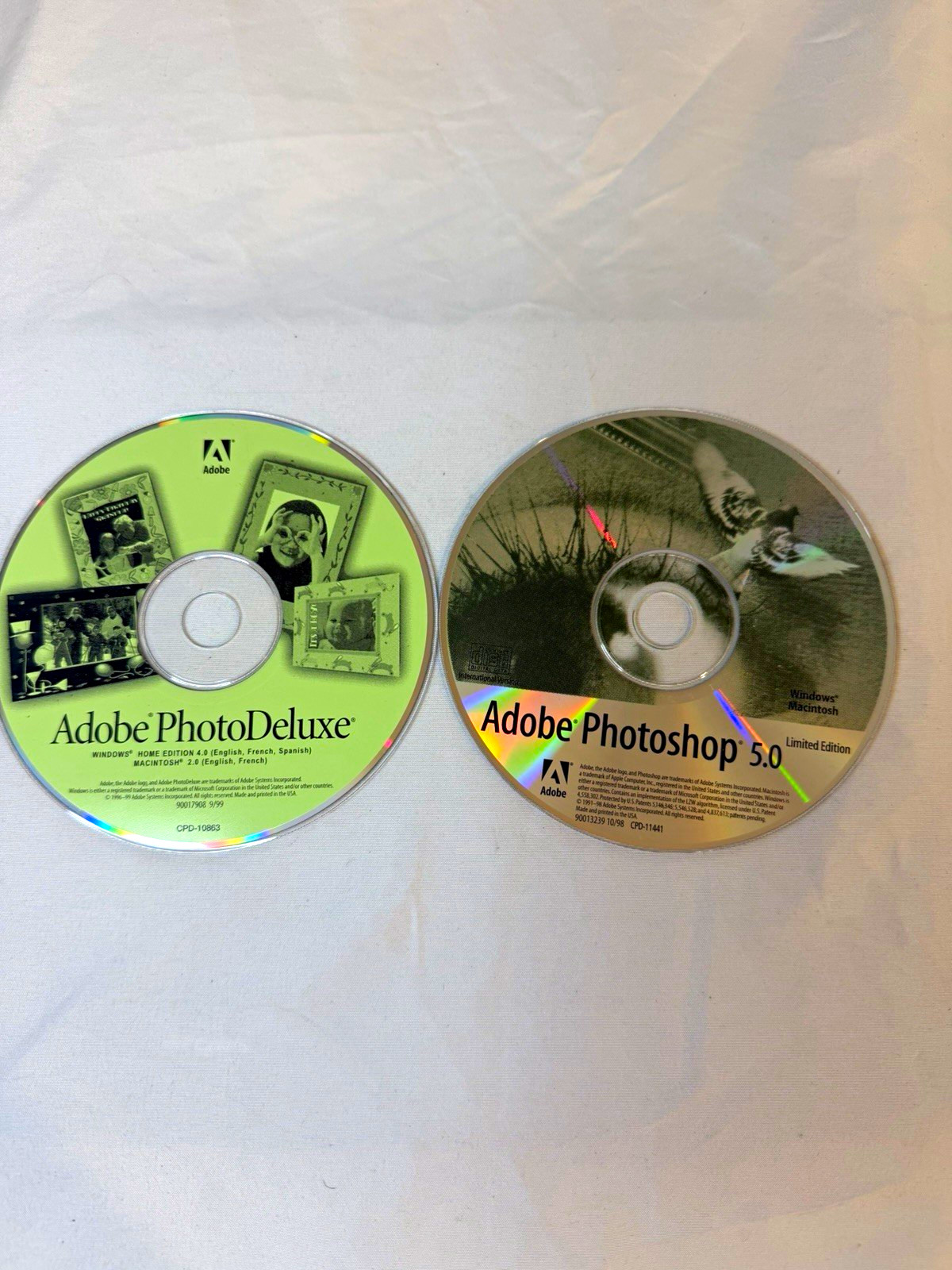 Adobe Photoshop 5.0 Limited Edition + PhotoDeluxe 2.0 CD Win/Mac Multi-Lang A303
