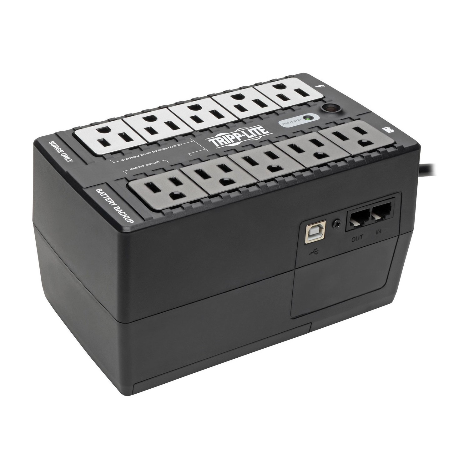 Eaton ECO550UPS UPS 550VA 300W ECO BACK UP 120V STANDBY GREEN USB/TEL 10 OUTLETS