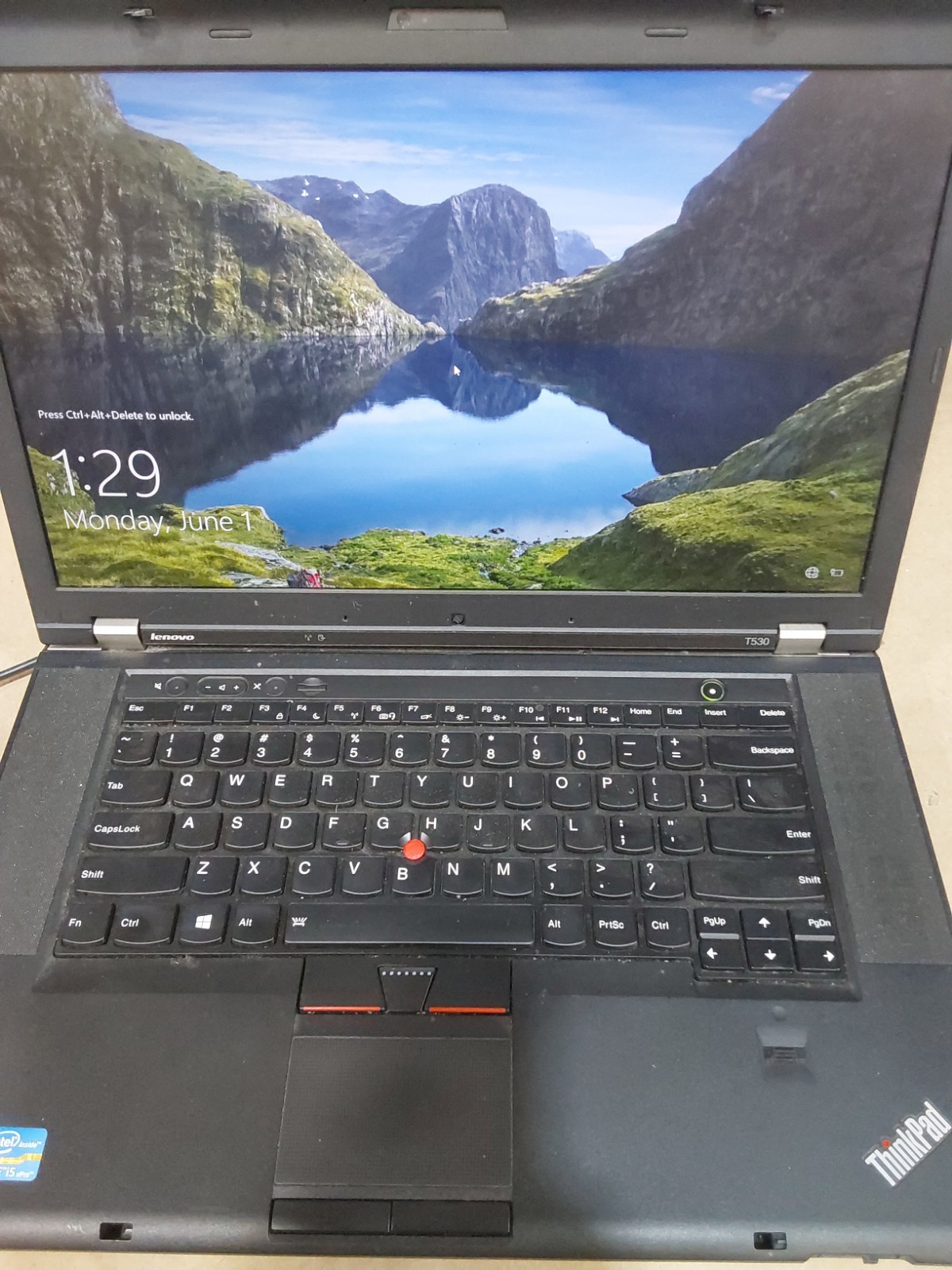 Lenovo ThinkPad T530 Intel Core i5 w/charger 