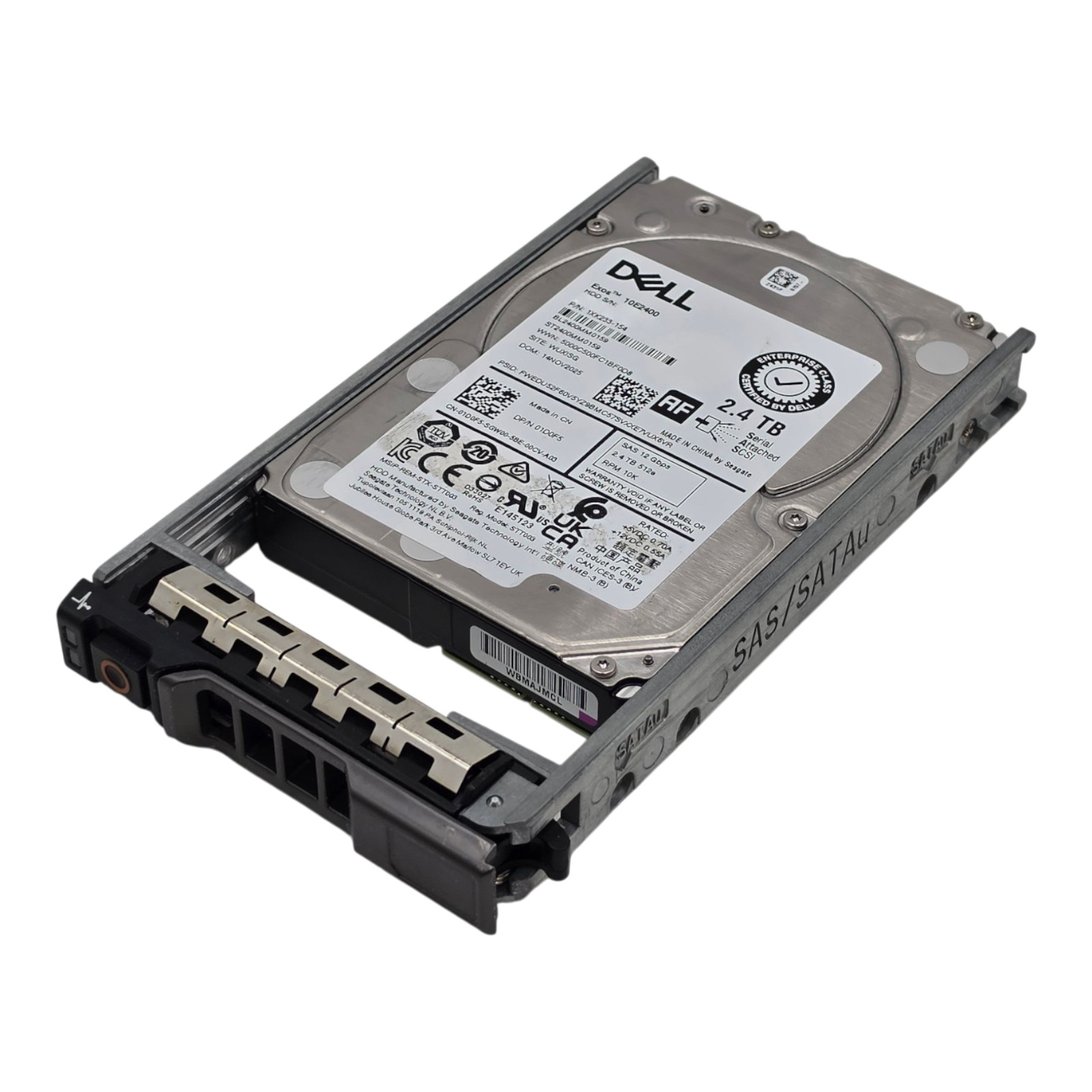 Dell 2.4TB 10K 12G SAS 2.5" SFF 256MB 512e Hard Drive HDD ST2400MM0159 1D0F5
