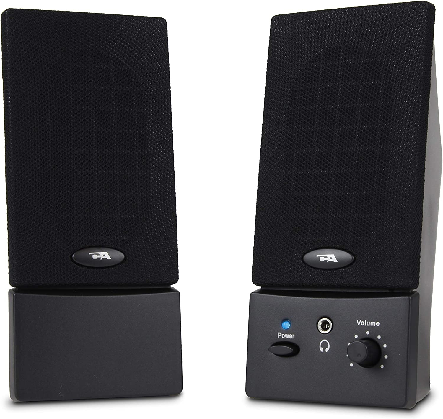 Cyber Acoustics USB Powered 2.0 Desktop Speaker System with 3.5Mm Audio for Lapt