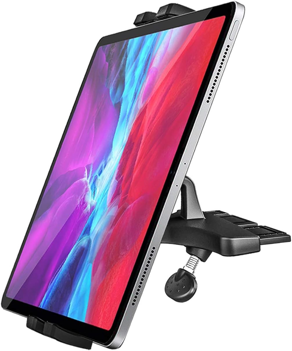 CD Slot Car Tablet Mount Ultra Sturdy CD Tablet Holder for Car with 360