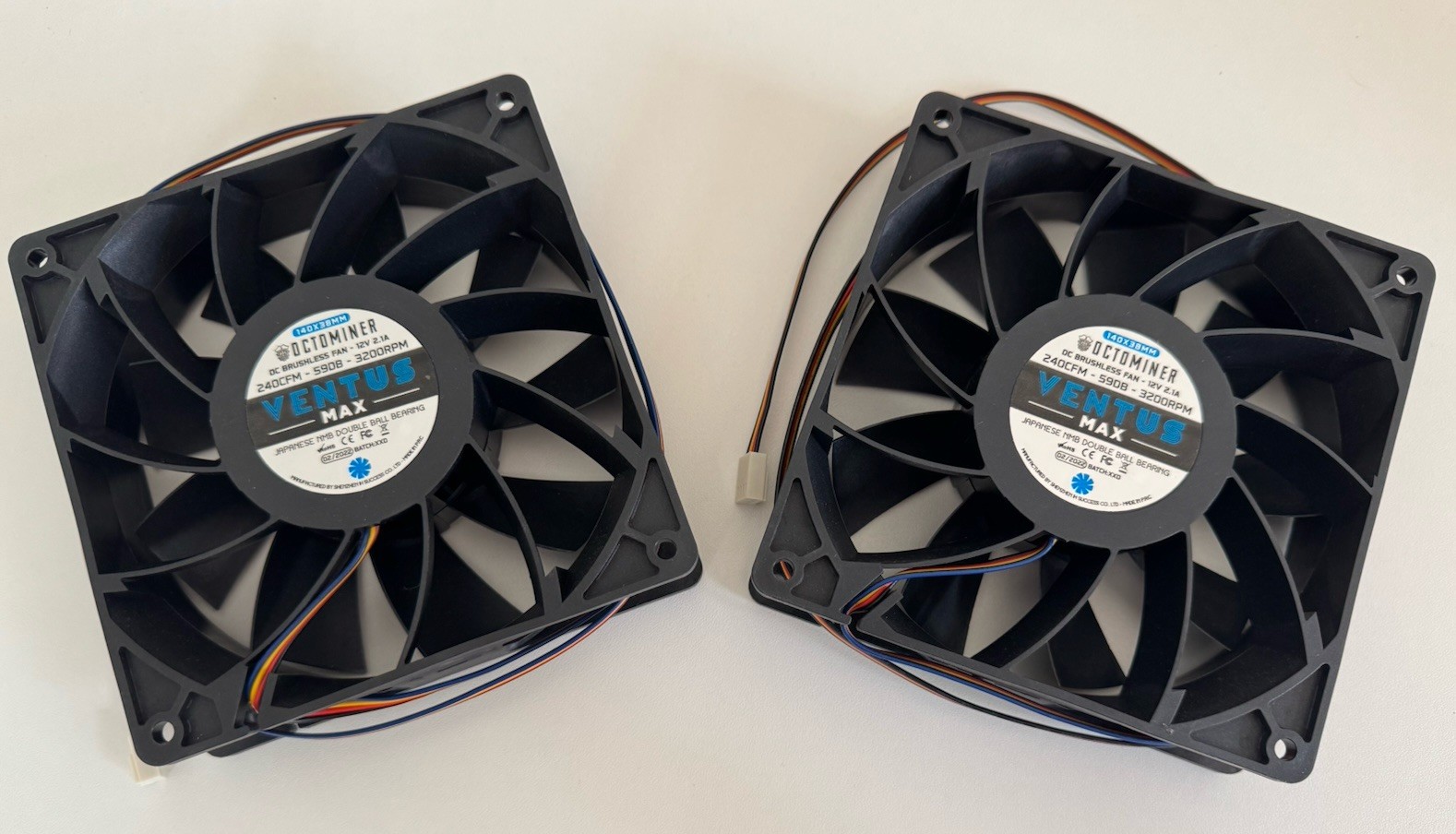 Original NEW Octominer Ventus High Performance 240CFM Miner Fan for X12/X8Ultra