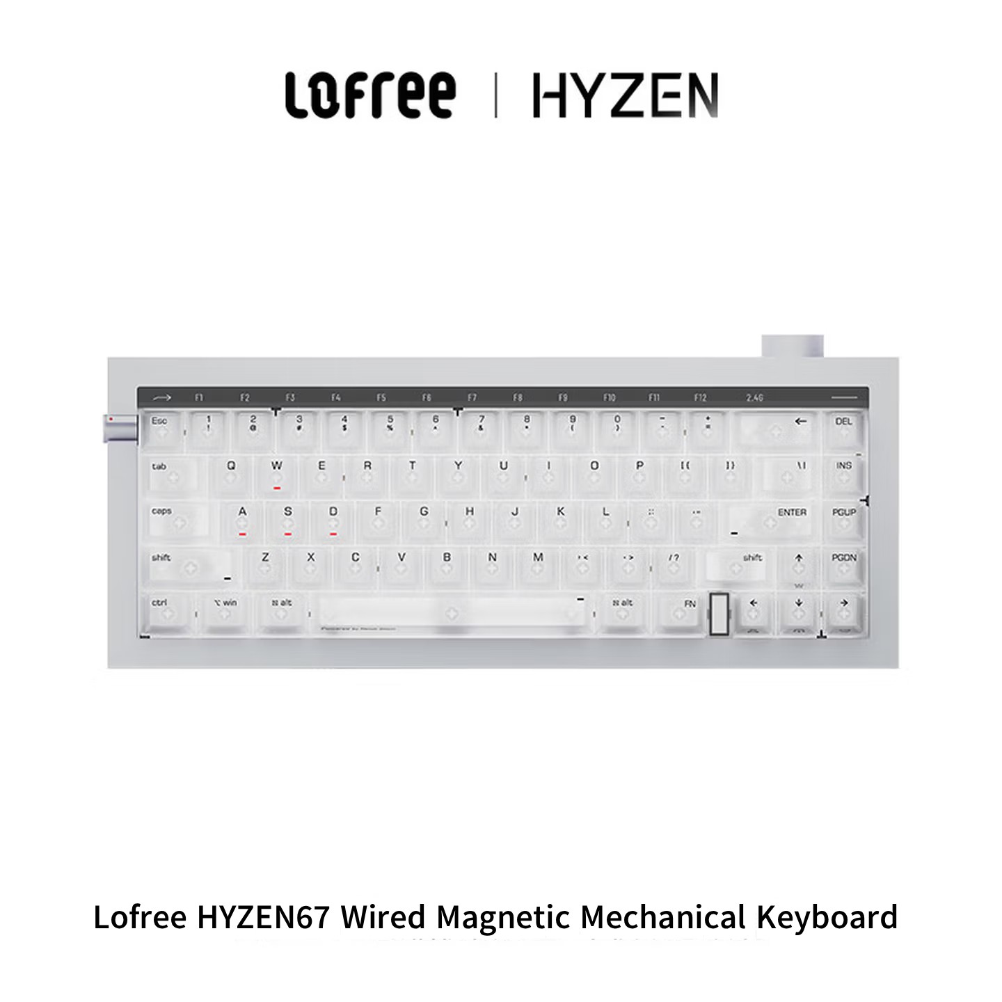 Lofree HYZEN67 Wired Magnetic Switch Mechanical Keyboard 67Keys Hot‑Swap Gaming