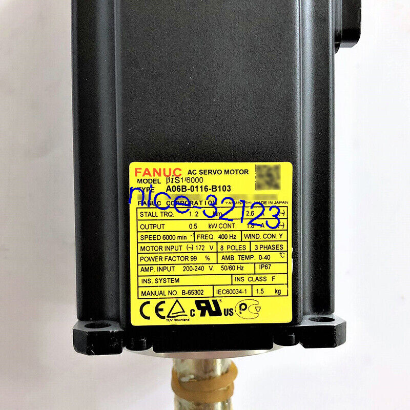 1PC FANUC A06B-0116-B10 Servo Motor A06B0116B103 New Expendited Shipping