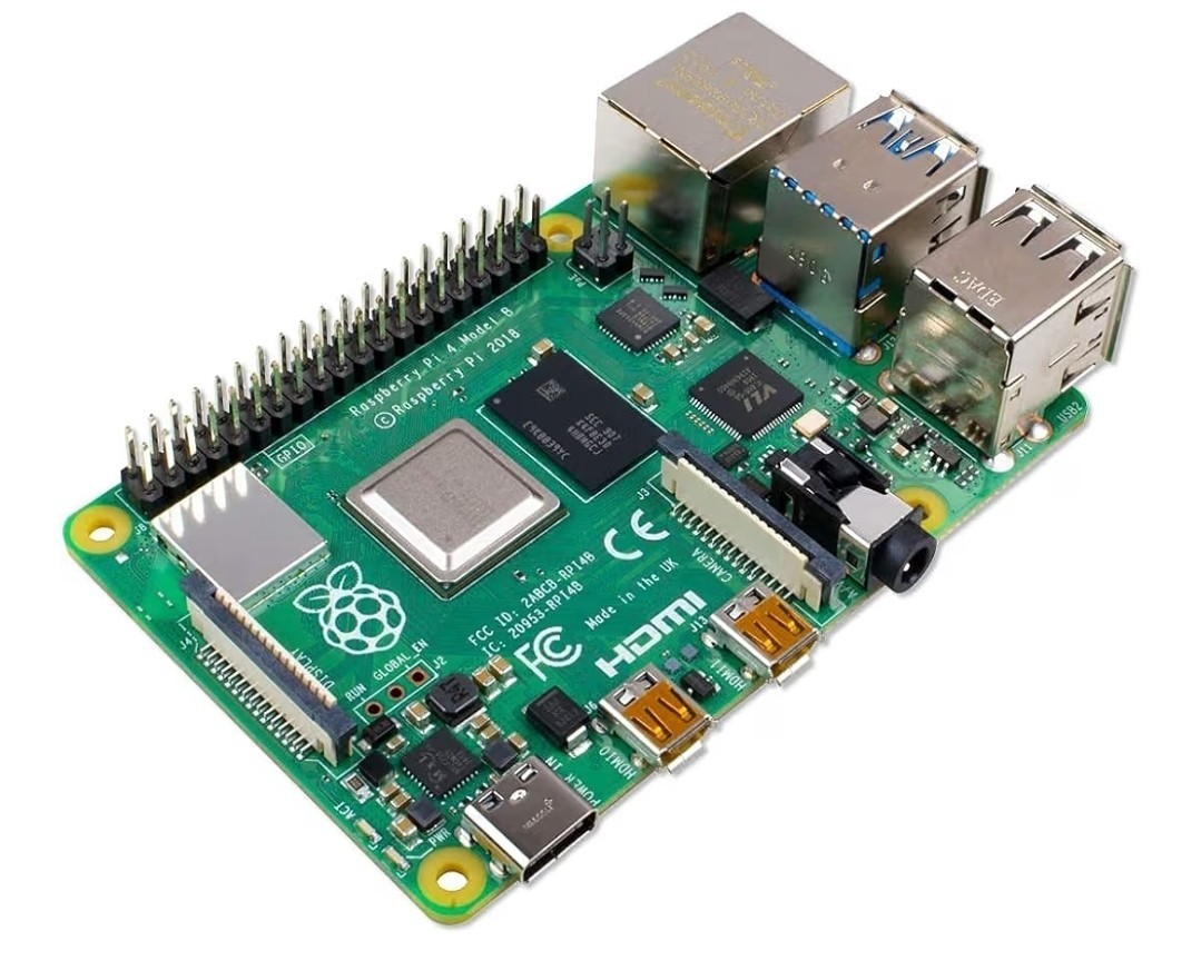 Raspberry SC15184 Pi 4 Model B 2019 Quad Core 64 Bit Wifi Bluetooth (2GB)