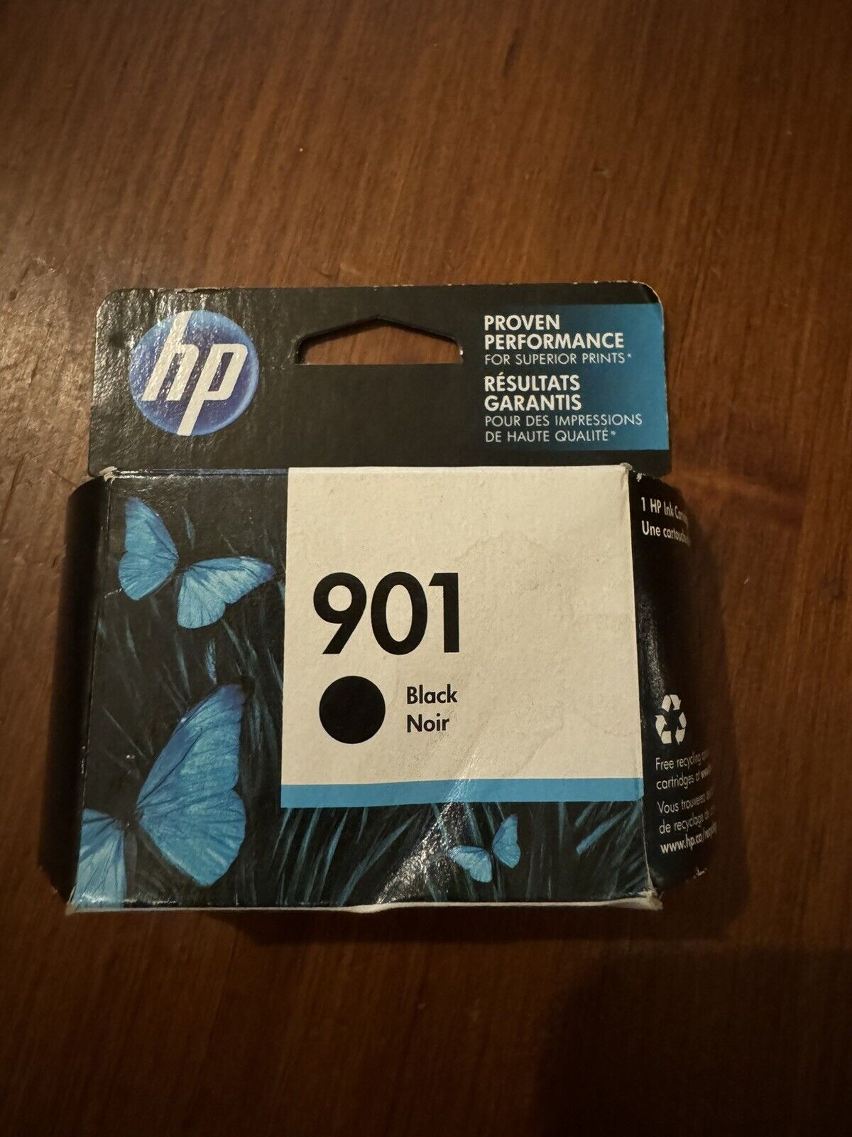 New Genuine HP 901 Black Printer Ink Cartridge, Expired 2019