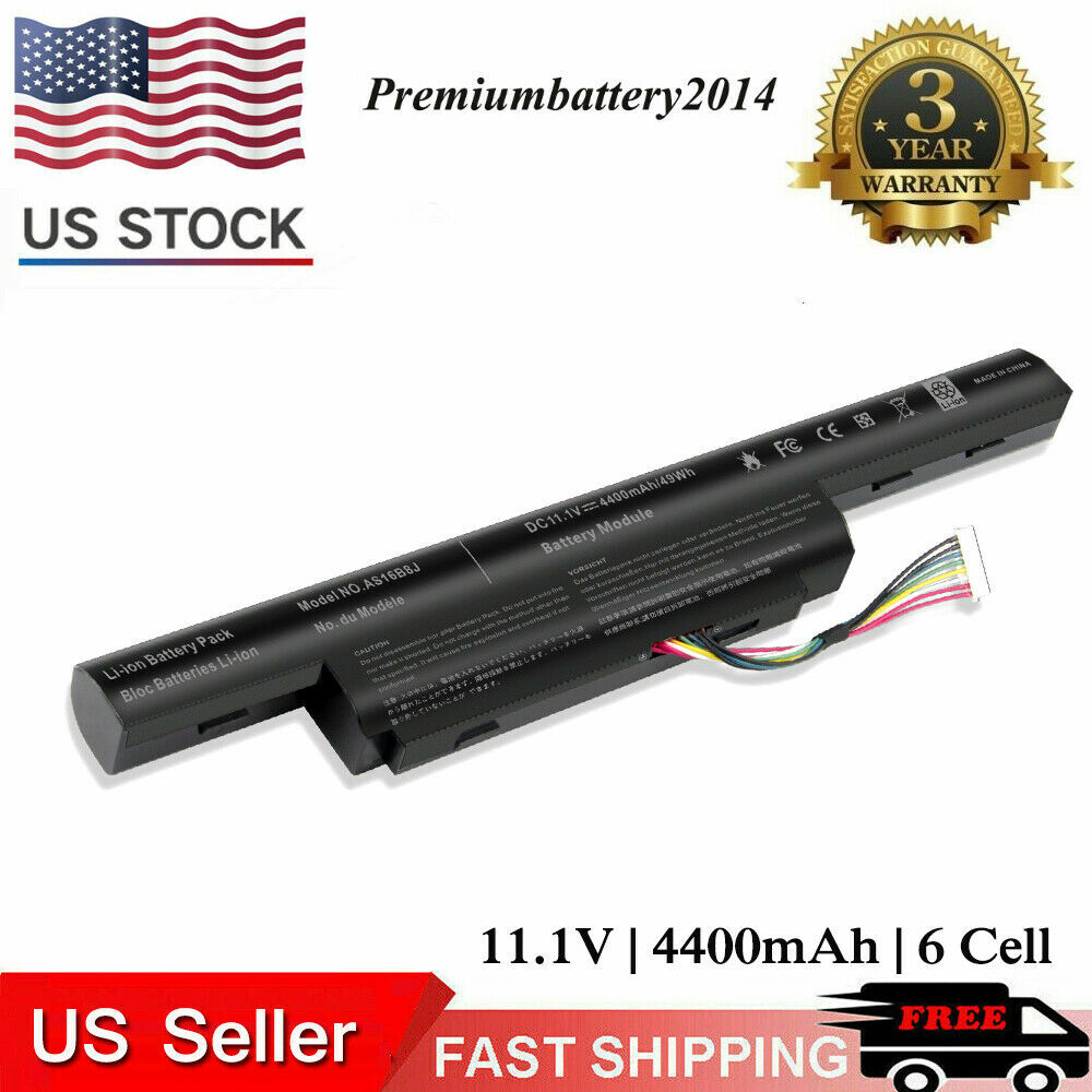 6 Cell Battery for Acer Aspire E5-575G E5-575G-53VG E5-575-33BM AS16B5J AS16B8J 