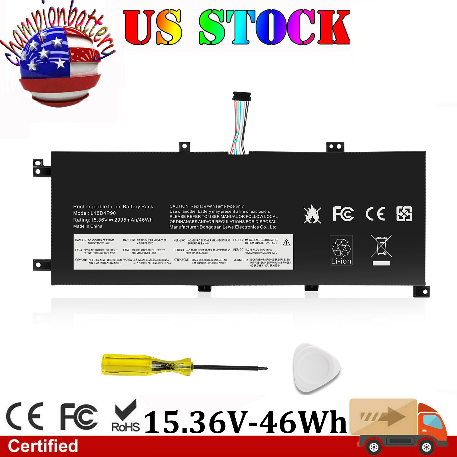L18C4P90 L18D4P90 L18M4P90 Laptop Battery For Lenovo ThinkPad L13 Yoga Series