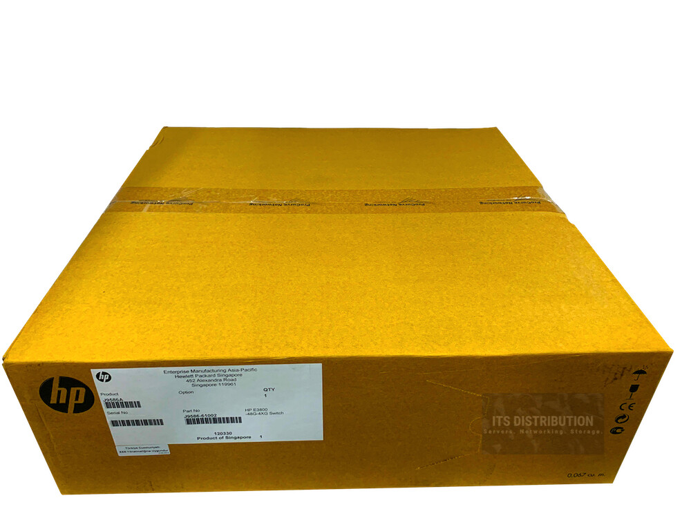 J9586A I Open Box HP E3800-48G-4XG Layer 3 Switch