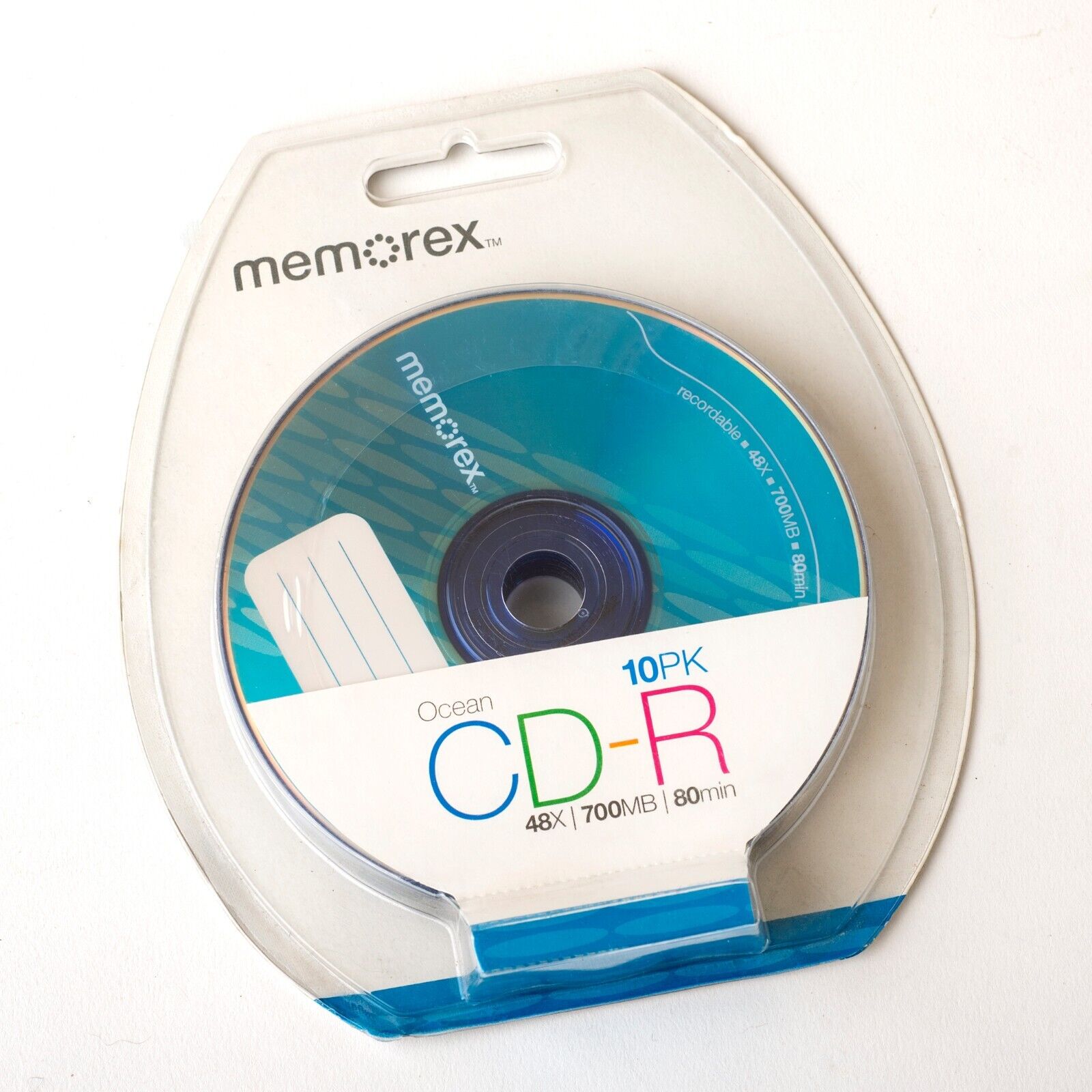 Memorex Ocean CD-R 10 Pack 48 X 700 80 Min NEW Sealed