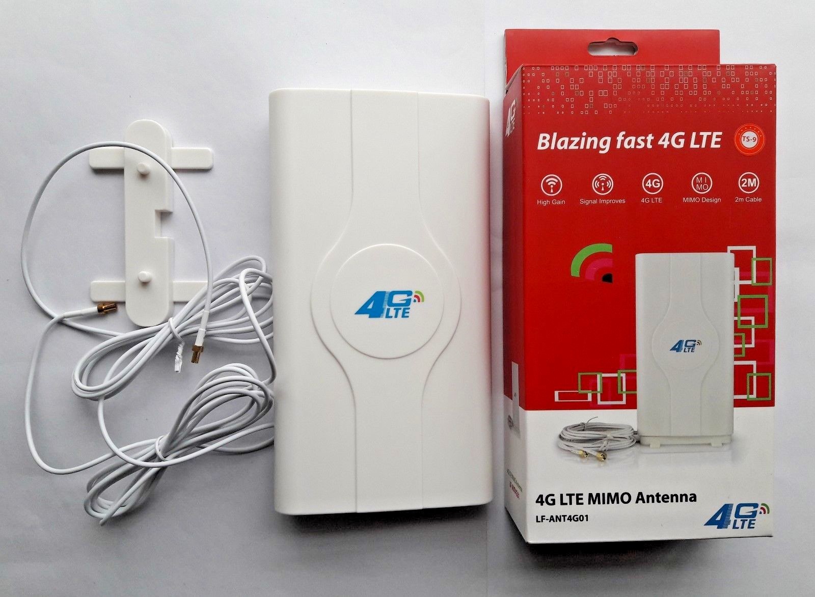 Blazing Fast 4G/3G LTE MIMO Antenna with 700MHz-2700MHz 88dbi TS9 connector