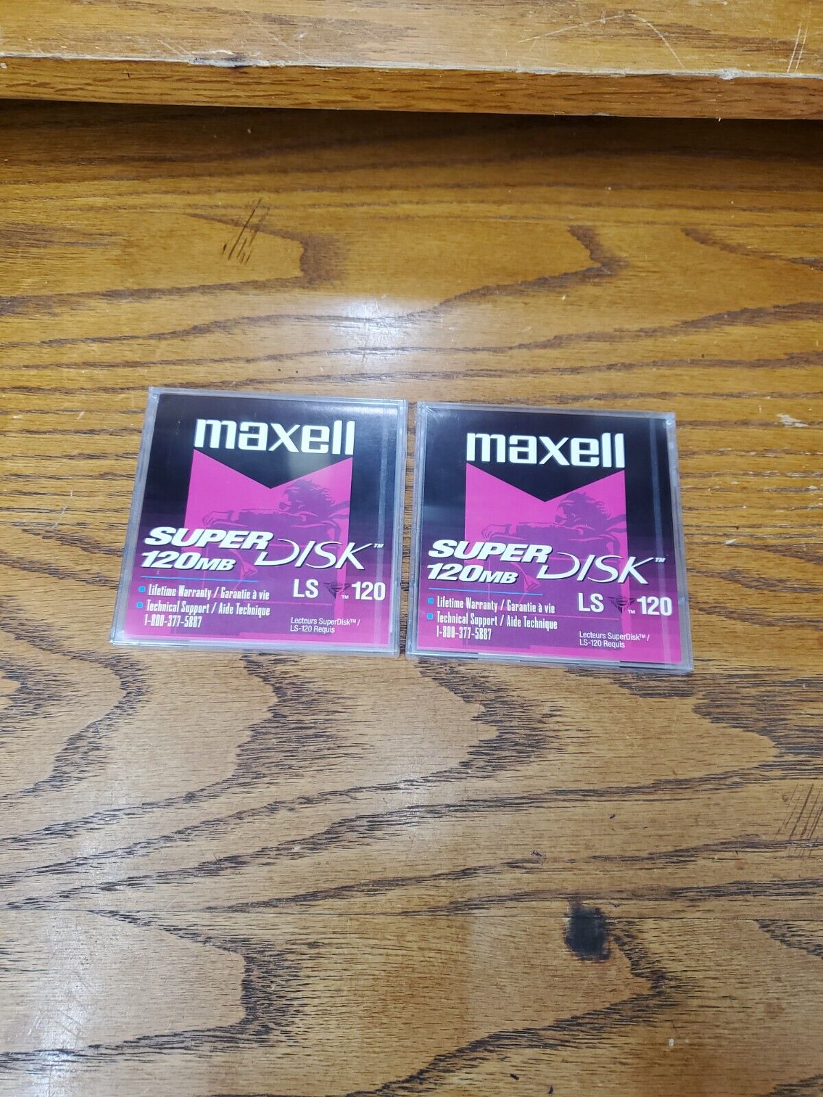 Maxell 120mg Superdisc - Brand New - Unopened package - Lot of 2
