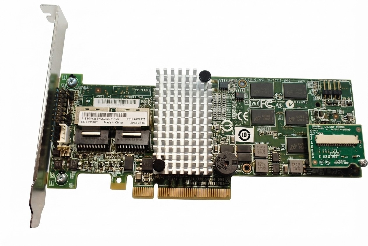 IBM 46C8927 Serveraid M5015 6G SAS/SATA PCIe Express x8 RAID Controller Card